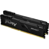 Kingston FURY Beast - DDR4 - sats - 16 GB: 2 x 8 GB - DIMM 288-pin - 3600 MT/s / PC4-28800 - CL17 - 1.35 V - ej buffrad - icke ECC - svart