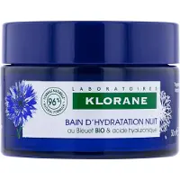 Klorane Bio Kornblomma & Hyaluronsyra Nattfuktande Bad 50 ml