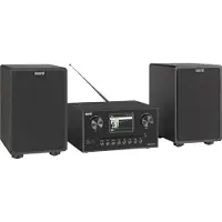 Imperial DABMAN i310 CD Kompaktstereo Internetradio, DAB+, FM, CD, Bluetooth, DLNA, NFC inkl. fjärrkontroll, DLNA-kompatibel 2 x 20 W Svart