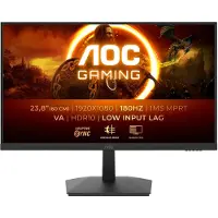 AOC 24G15N2 Spelskärm EEK E (A - G) 60.5 cm (23.8 tum) 1920 x 1080 pixel 16:9 4 ms VA LCD