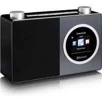 Lenco Internetradio med färgdisplay och Bluetooth Black