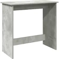 vidaXL Skrivbord betonggrå 80x40x75 cm konstruerat trä