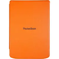 Pocketbook - Vikbart fodral för eBook-läsare - PU imitationsläder, bomull, plast - orange - för Verse, Verse PRO