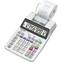 Sharp EL 1750 V Skrivande bordsdator batteri, eldriven (valfritt) Vit Display (ställen): 12