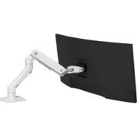 Ergotron HX Arm Desk Mount Monitor bordsfäste 1 Skärm(ar) 38,1 cm (15) - 124,5 cm (49) Vit Vridbar, Justerbar i höjd, Tiltbar, Svängbar