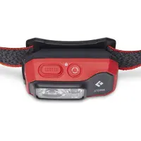 Black Diamond Storm 450, Pannbandsficklampa, Svart, Röd, 1 m, IP67, 450 LM, 12 m
