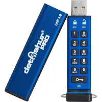ISTORAGE datAshur PRO USB-minne 64 GB Blå IS-FL-DA3-256-64 USB 3.2 Gen 1