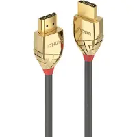 Lindy HDMI Anslutningskabel HDMI-A-kontakt, HDMI-A-kontakt 2.00 m Grå 37602 8K UHD HDMI-kabel