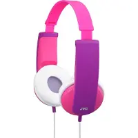 JVC HA-KD5-P-E On Ear hörlurar Sladd Stereo Rosa, Lila Volymbegränsning, Lätt bygel Barn