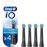 Oral-B Oral B: Borsthuvud iO Ultimate Clean Black 4st