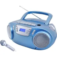 Soundmaster CD-radio SCD5800BL FM inkl. mikrofon Blå