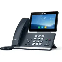 Yealink SIP-T58W - VoIP-telefon - med Bluetooth interface med nummerpresentation - 10-parter samtalsförmåg - SIP, SIP v2, SRTP, RTCP-XR, VQ-RTCPXR - klassiskt grå