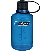 Nalgene 454ml Narrow Mouth Sustain Water Bottle Blue