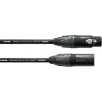 Cordial CPM 2.5 FM, XLR (3-stift), kvinnlig kontakt, XLR (3-stift), manlig kontakt, 2,5 m, svart