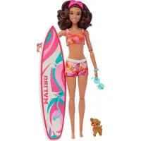 Barbie Surfa + Tillbehör Dock