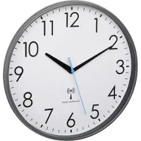 TFA-Dostmann 60.3549.10 DCF Väggklocka 30 cm x 65 mm Grå