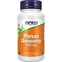 NOW,NOW Foods,NOW,NOW Foods , Panax Ginseng Extrakt, 100 Veg Kapslar