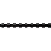 Fellowes Plastic Comb - 22 mm - 21 ringar - A4 (210 x 297 mm) - svart - 50 stk plastbindningskam - för Galaxy 500, Orion 500, Pulsar+ 300, Quasar+ 500, Star+ 150, Starlet 2+