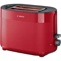 Bosch MyMoment TAT2M124 - Brödrost - 2 skiva - 2 Kortplatser - mörkröd