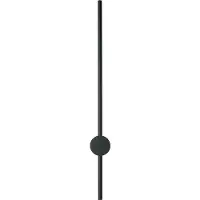 Ideal Lux LED vägglampa Essence, Svart, Vardagsrum / matsal, Aluminium / grå / zink, Modern, LED-vägglampa, vägglampa inomhus