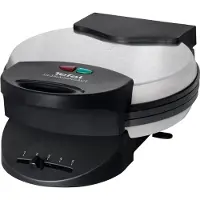 SEB Tefal Ultra Compact WM 310D - Våffeljärn - 1 kW - mattsvart/rostfritt stål