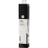 Cricut Smart Iron-On - Hantverksmaterial - 33 cm x 2.7 m - svart - vinyl