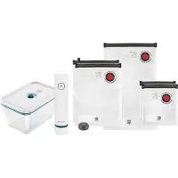 Zwilling 36815-019-0, Blå, Vakuumförsegling, Knappar, 110 - 240 V, 1,59 kg, Glas
