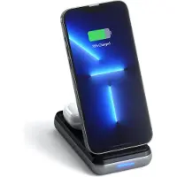 Satechi ST-UCDWPBSM, 10000 mAh, Trådlös laddning, 5 V, 10 W, Grå