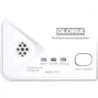 Gloria 002518.4000 kolmonoxidlarm batteridrivet upptäcker kolmonoxid (002518.4000)