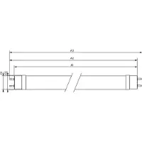 Philips LED-rör 14W 840 120cm 230V