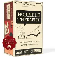 Asmodee Horrible Therapist: Base Edition 3-8 spelare - ldrarna 17+ - 15 minuter att spela - Comic Building Game - Kortspel Idealiskt f