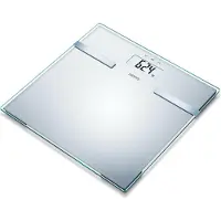 Sanitas SBF 14, Elektronisk personvåg, 180 kg, 100 g, Borstat stål, kg, lb, Torg