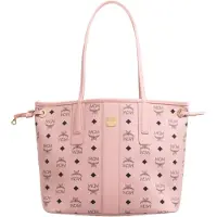 Mcm Liz Logotyp Krokstängning Konstläder Toteväska Dam toteväska Persikorosa MWPFSLR07PZ001 Basic Set (Bag+Dust Bag) white