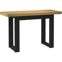 vidaXL Skrivbord NOAIN U-formade ben 120x50x75 cm massiv furu