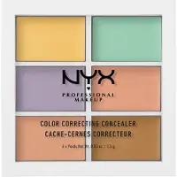 Nyx 3C Conceal, Correct, Contour Concealer palett 9 g Nr. 04 - Creme