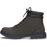 Nae Vegan Shoes Boots med snörning 'Adar Gre' mörkgrå