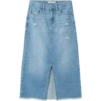 Name it Kjol - Noos - NkfKat - Light Blue Denim - - 14 år (164) - Kjol