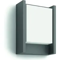 Philips myGarden Arbour - Vägglampa - LED - 6 W (motsvarande 47 W) - varmt vitt ljus - antracit