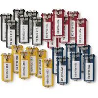 Durable Nyckelring 194927 Key Clip Flerfärgad 24 st