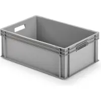 Alutec 75020 Plastlåda sluten (B x H x D) 600 x 220 x 400 mm Grå 1 st