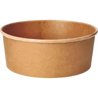 Papstar 88592, Skål, Rund, Pap, Brun, Monokromatisk, 18,4 cm