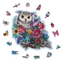 Ravensburger Mystisk Uggla 150-Bit Träpussel - 17511 - för vuxna och barn från 10 år