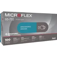 Ansell Engångshandskar Microflex 93-732 6,5-7