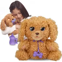 IMC Toys Interaktiv valp - Labradoodle 25 cm