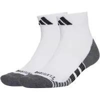 Adidas Sportsockor 'Performance CLIMACOOL Cushioned Quarter 3-Pack' gråmelerad / svart / vit