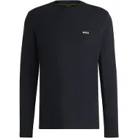 BOSS Long 10256064 Green T-shirt Med Lång ärm