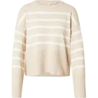 ONLY Tröja beigemelerad / off-white