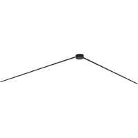 QAZQA Modernt skensystem svart 1-fas 400 cm med rund strömkälla - Magnetic
