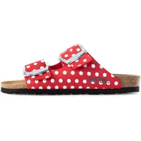 Bayton Pantolette 'Alicante' röd / silver / vit