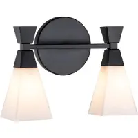 ELSTEAD Vägglampa Bowtie, dimbar, Svart, Metall, Modern, Vägglampa, sänglampa, sänglampa vägg